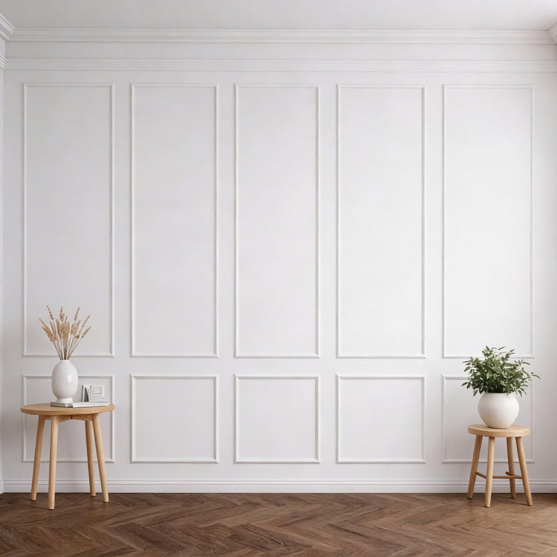Pangda Peel and Stick Wall Molding Kit 3D Premade Accent Molding Wainscoting Panel for Interior Wall Moulding Decor Ready to Assemble Wainscoting Accent Panel - Image 2