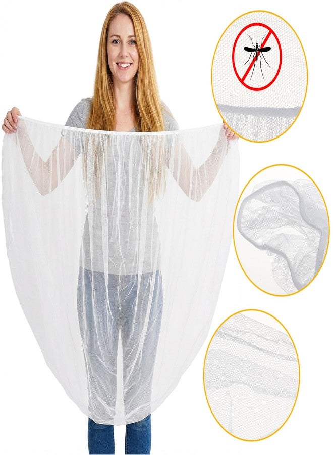 Sucrain 2 Pack Baby Mosquito Net for Stroller,Car Seat,Bassinets,Cradles,Pack N Plays and Portable Mini Crib,Travel Mini Crib,White Durable Baby Insect Netting (White) - Image 2