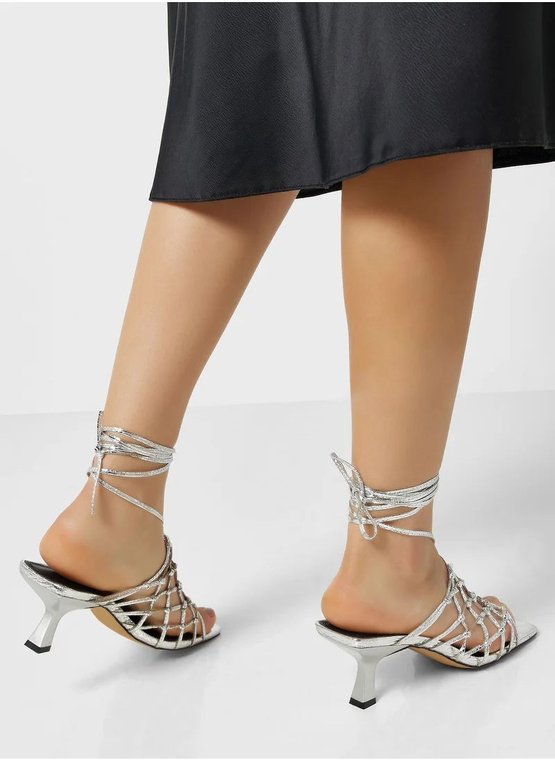 TOPSHOP Multi Strap Sandals