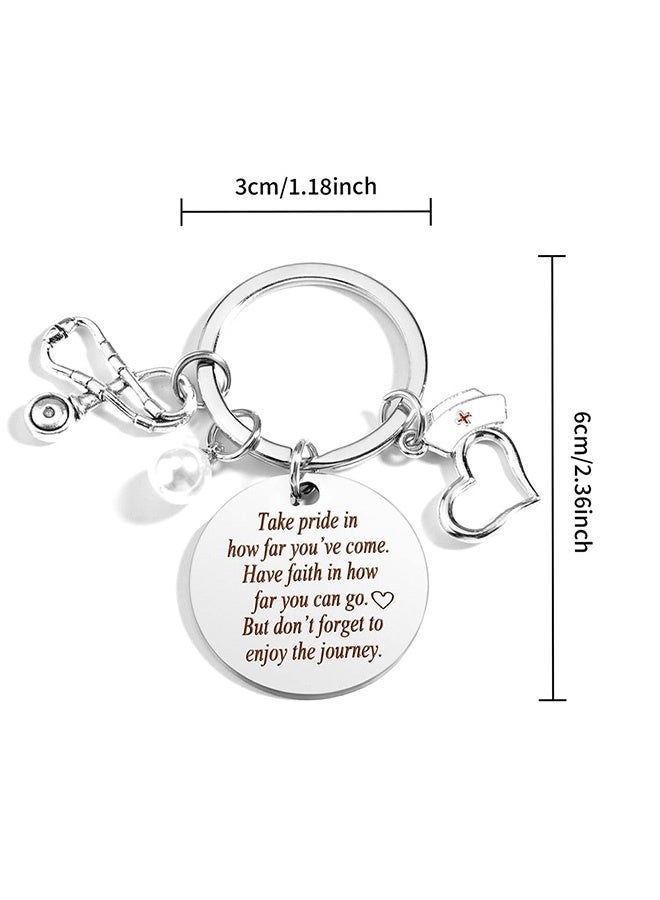 Peachjoy Nurse Gifts For Women Keychains Nurses Week Gifts Nursing Graduation Gift Nurse Practitioner Gifts - Image 2