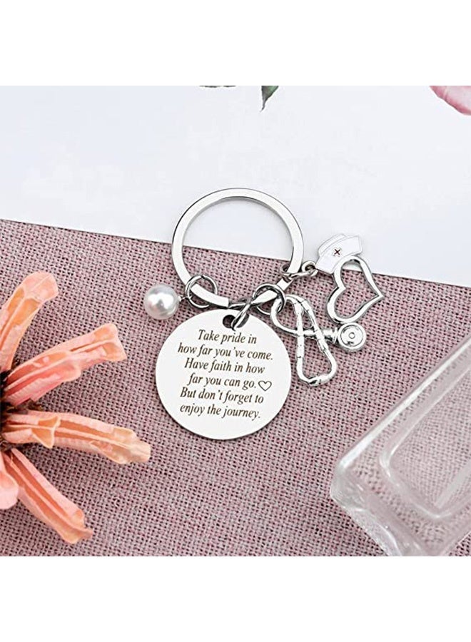 Peachjoy Nurse Gifts For Women Keychains Nurses Week Gifts Nursing Graduation Gift Nurse Practitioner Gifts - Image 3