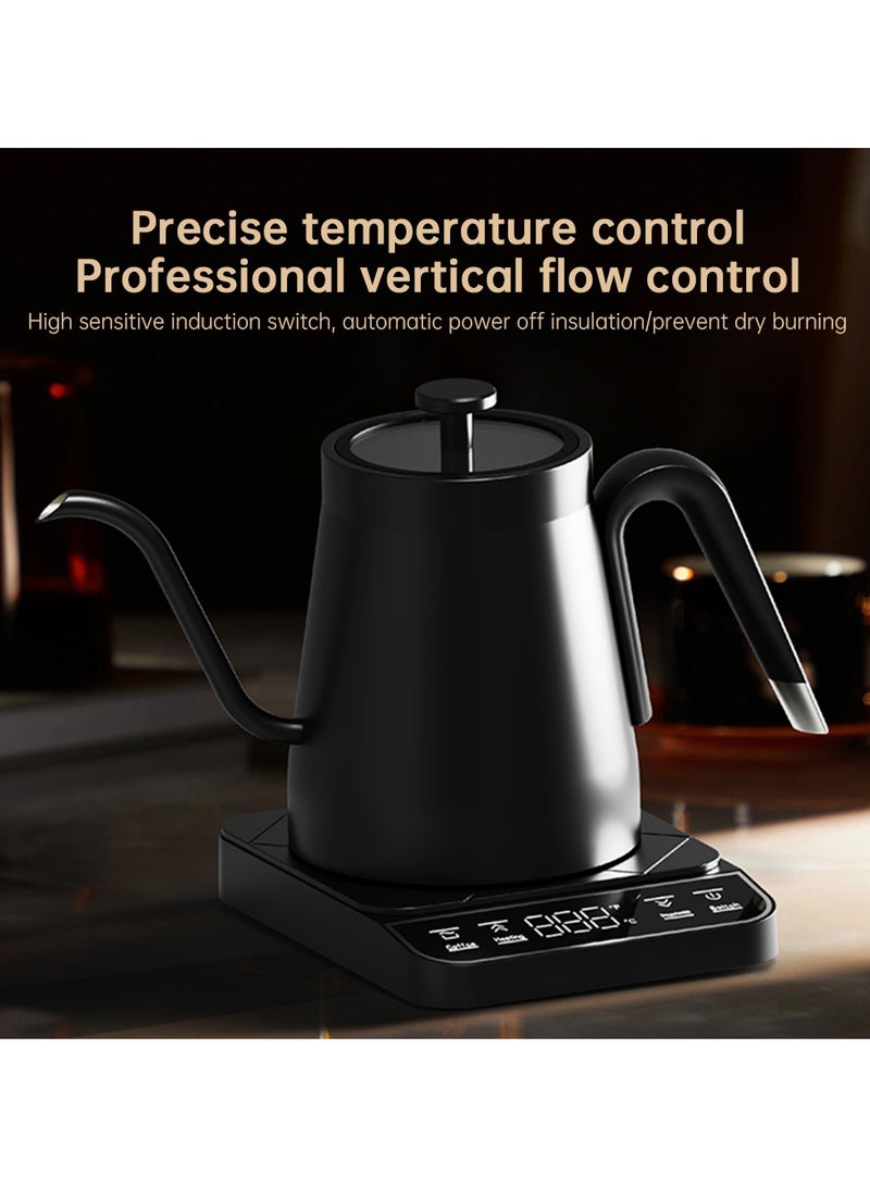 Hihonor kettle,304 Stainless Lid One Tea Water One Click Stainless Temperature Lid Handle And Boiler With Steel Water Click 92℃ Display With Handle Stainless Steel Water Boiler Auto Shut One Lid Tea  - Image 2