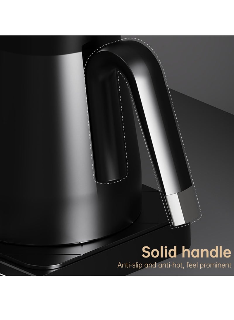Hihonor kettle,304 Stainless Lid One Tea Water One Click Stainless Temperature Lid Handle And Boiler With Steel Water Click 92℃ Display With Handle Stainless Steel Water Boiler Auto Shut One Lid Tea  - Image 4