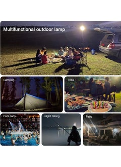 Houmt Camping Light LED 800W Telescopic Fishing Rod with Remote Control 360 Degree Camping Lantern LED Flashlights For Fishing Garden Events and Emergency Car repair  - Image 2