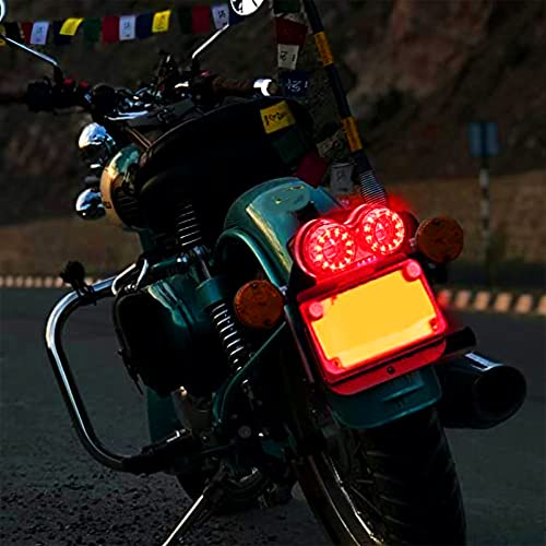 DREAMIZER 40 LED 40W Motorcycle Tail Light Integrated Running Lamp Brake&Turn Signal Light with License Plate Bracket Compatible With Motorcycle Street Bike Cruiser Chopper and More - Image 3