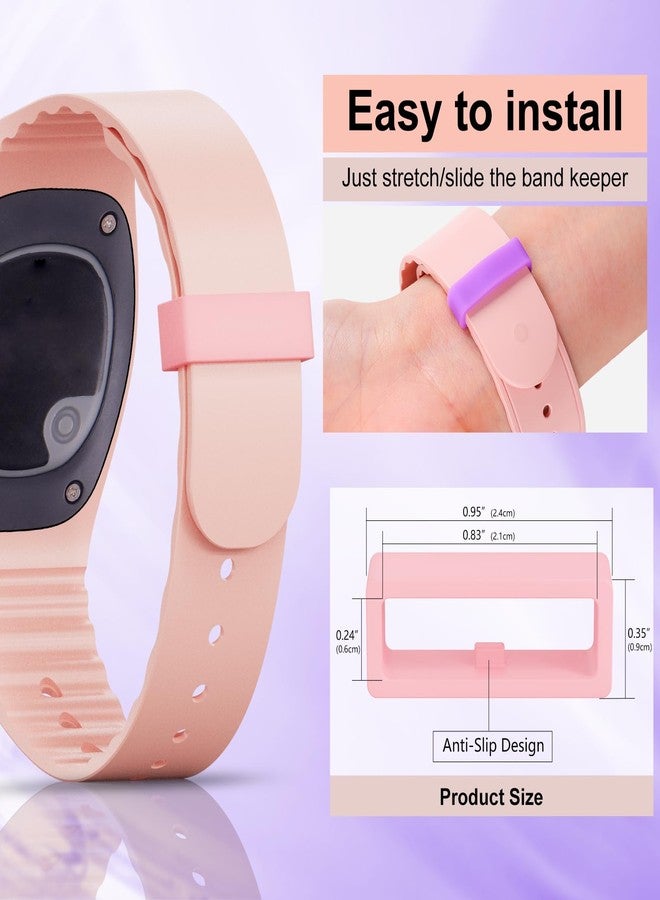 Vigamen 10 Pack Magic Band Locks,Band Keeper Compatible with Disney Magic Bands 1.0/2.0,Fitbit Charge/Charge HR/Garmin Vivofit,Elastic Silicone Fastener Rings Security Loop/Holder/Clips,Multi-Color - Image 3