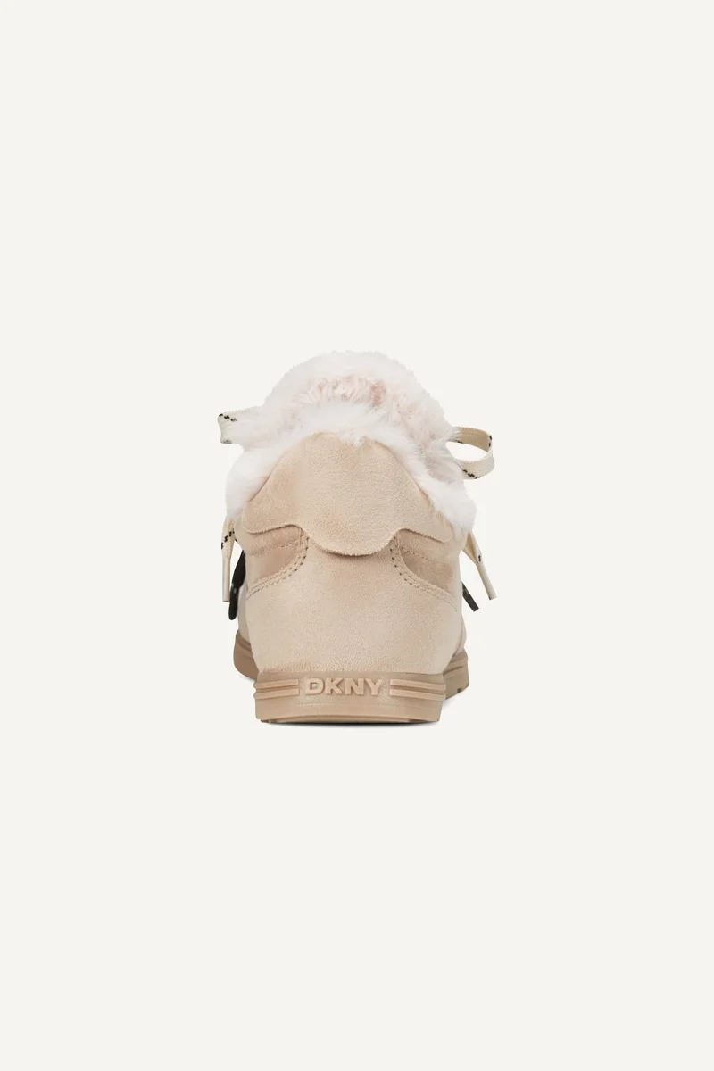 DKNY  AMANDA FAUX SHEARLING LOW-TOP SNEAKER for Women | Best Price UAE