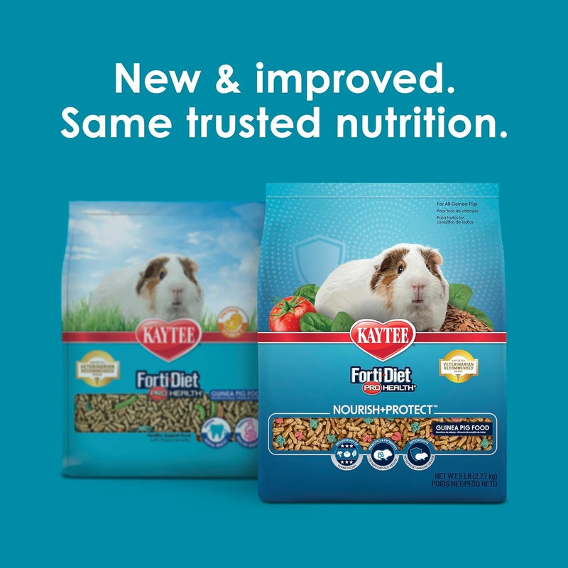 Kaytee Forti-Diet Pro Health Food for Pet Guinea Pigs, 5 Pound - Image 2