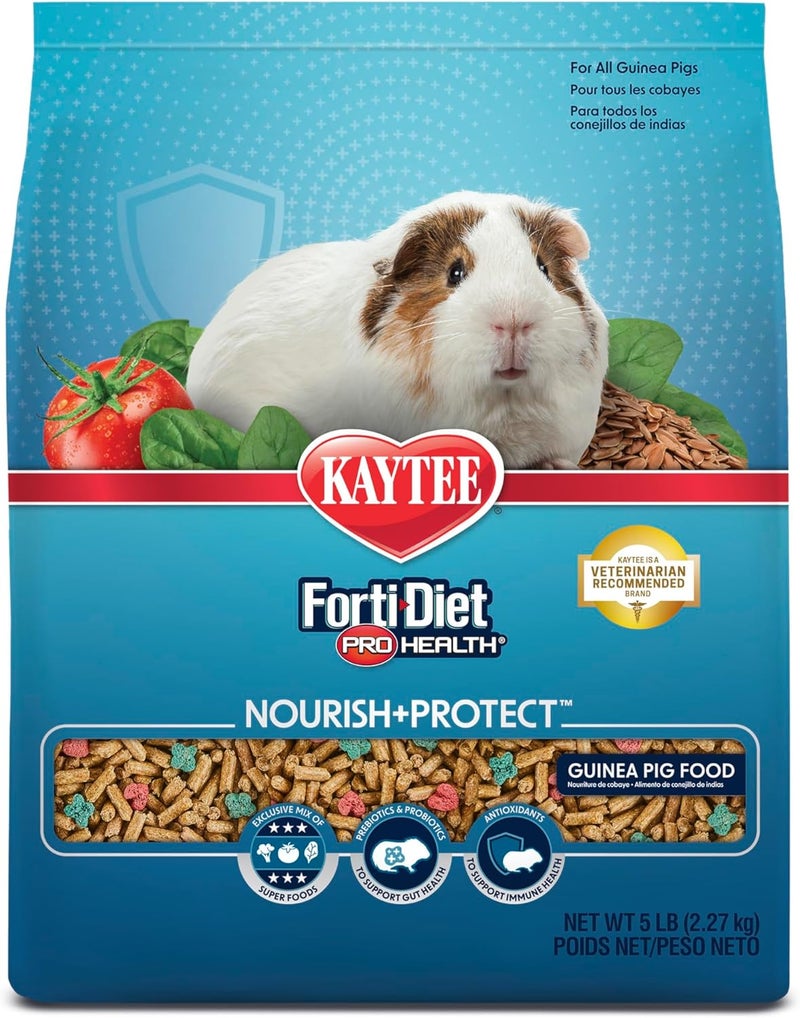 Kaytee Forti-Diet Pro Health Food for Pet Guinea Pigs, 5 Pound - Image 1