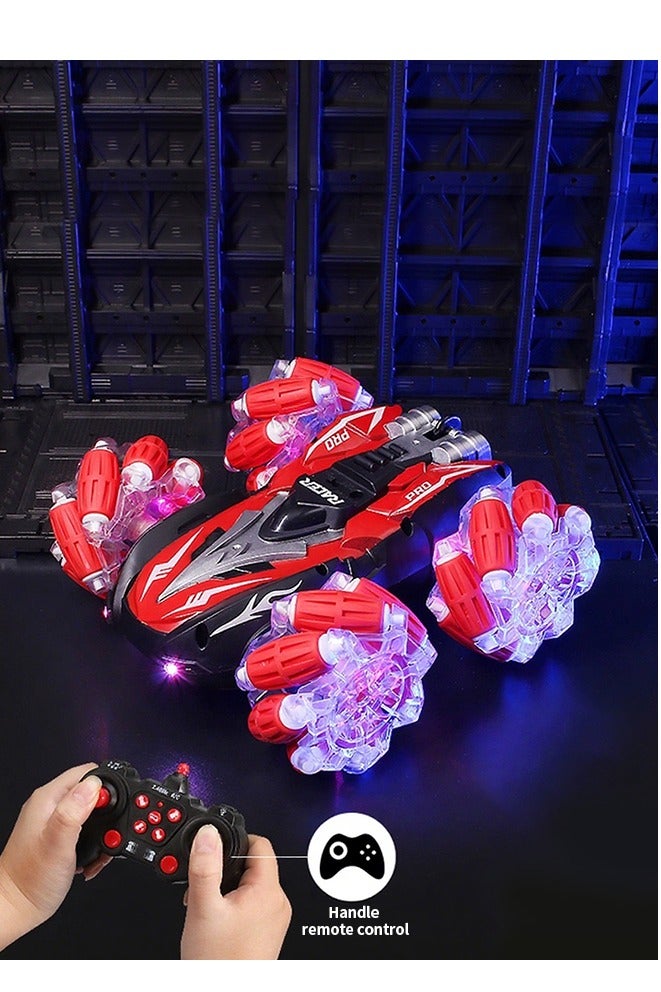 Snooe سيارة RC المثيرة، 2.4 جيجا هرتز 4WD سيارات لعبة التحكم عن بعد، سيارة دوارة على الطرق الوعرة مزدوجة الجوانب 360 درجة تقلب مع أضواء الموسيقى، ألعاب سيارات RC المثيرة 2.4 جيجا هرتز وسيارات تويست بجهاز تحكم عن بعد - Image 3