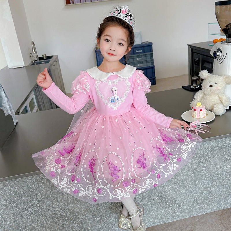 Frozen Princess Aisha Dress New Women'S Treasure Dress Aisha Dress Children'S Aisha Poncho Dress - Image 1