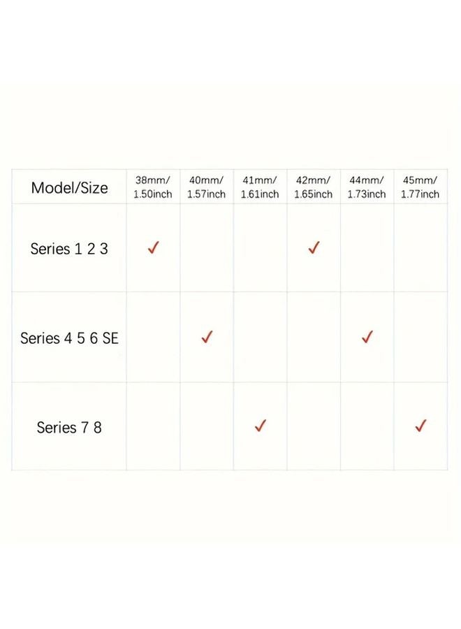 حزام وغطاء أبيض لساعة أبل سيريس 7 و8 و9 مقاس 41 ملم مع حامي الشاشة - Image 3