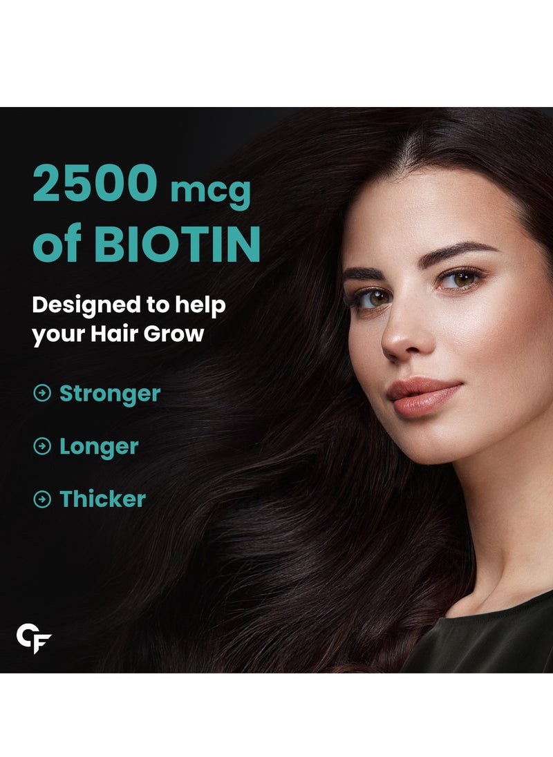 Carbamide Forte Biotin 2500mcg | Biotin Tablets for Hair Growth | Biotin Supplement for hair, skin, and nails | Hair Vitamins for Men & Women | 120 Tablets - pzsku/Z0906A9EF02395E7290EDZ/45/_/1737519472/f04f9a9c-bd93-41eb-9af7-22a04b00d871