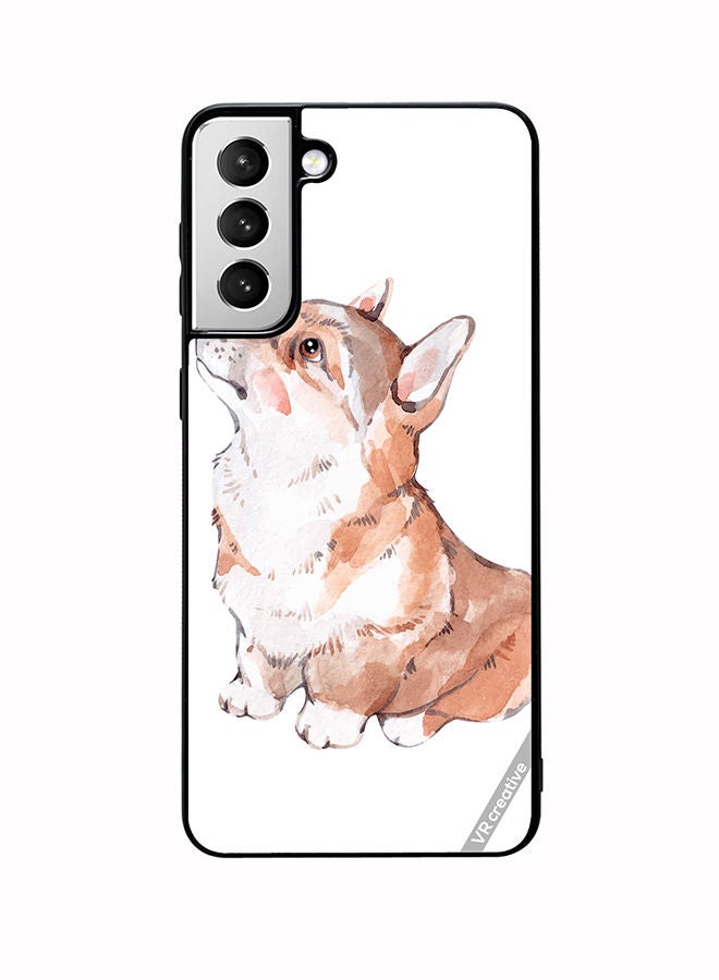 VR CREATIVE Protective Case Cover For Samsung Galaxy S22 5G Cute Fox Design Multicolour - Image 1