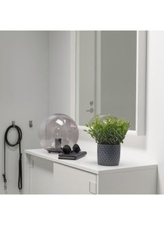 erorex Artificial potted plant, in/outdoor House bamboo, 9 cm  - Image 2