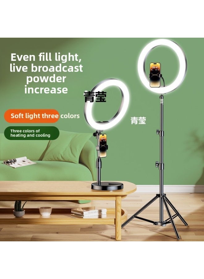 Light Lamp Live Broadcast Anchor Small Special Photo Master Bracket Layout Photo Live Light Fill Soft Light Desktop-Specification:Desktop Model + 20cm Beauty Lamp Qingying Weighted Version Stand Qingying Selfie