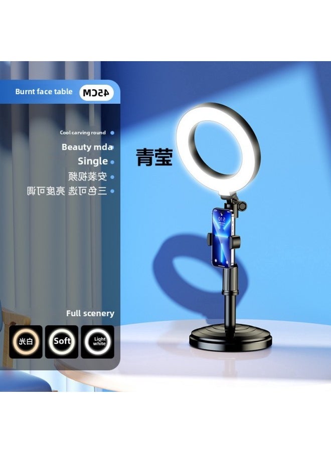 Light Lamp Live Broadcast Anchor Small Special Photo Master Bracket Layout Photo Live Light Fill Soft Light Desktop-Specification:Desktop Model + 20cm Beauty Lamp Qingying Weighted Version Stand Qingying Selfie