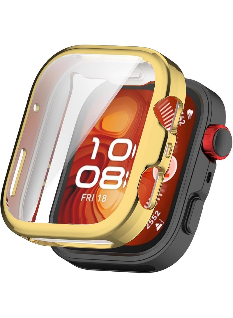 Huawei Fit 4 PRO Protective 360 Case Flexible TPU Case Soft Frame Shock Resistant - GOLD - Image 1