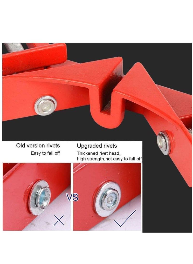 Y&D - 4PCS Right Angle Clamp, 90 Degrees 100mm Corner Picture Frame Holder, Glass DIY Woodworking Holder - Image 1