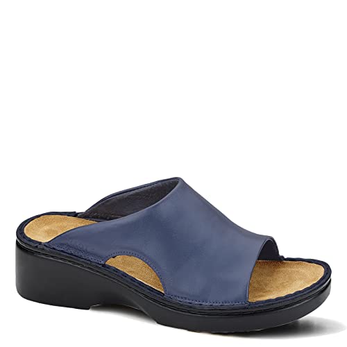 NAOT Women's Rome Sandal Polar Sea Leather 8-8.5 M US - Image 1