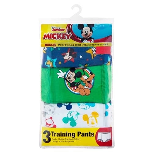 Disney Boys Mickey Mouse Potty Training Pants Multipack, 3T - Image 3