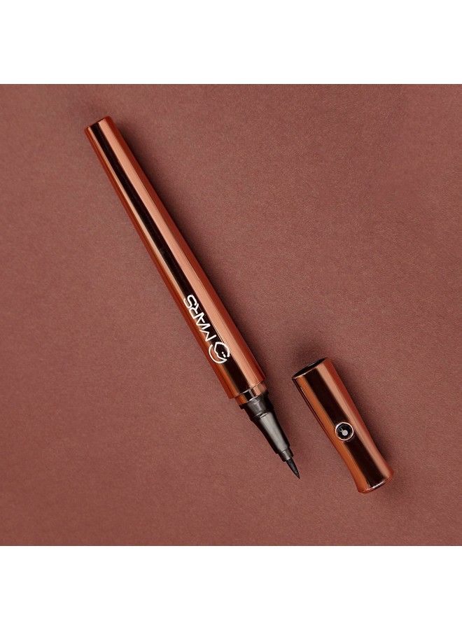 Mars قلم كحل سائل مقاوم للتلطخ مع طرف فائق الدقة؛ لمسة نهائية غير لامعة ومقاوم للماء (1.5 جرام) - Image 1