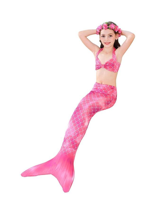 NIBEMINENT Mermaid Tail Swimming Costume 120cm - Image 2