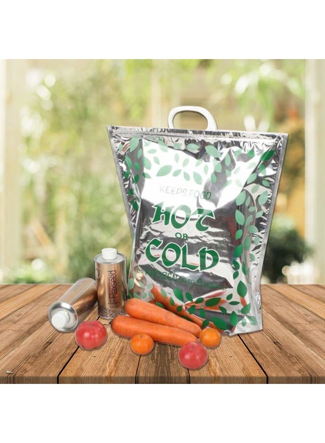 Ader Products Hot Cold Food Bag, Large Size 16x18x6 inches (3 Pack) Reusable, Insulated Thermal Cooler for Warm Lunch Meals, Grocery/Fruit/Meat/Vegetables, Ice-cold Beers & Beverages | Keeps Frozen Up to 3 Hours - Image 4