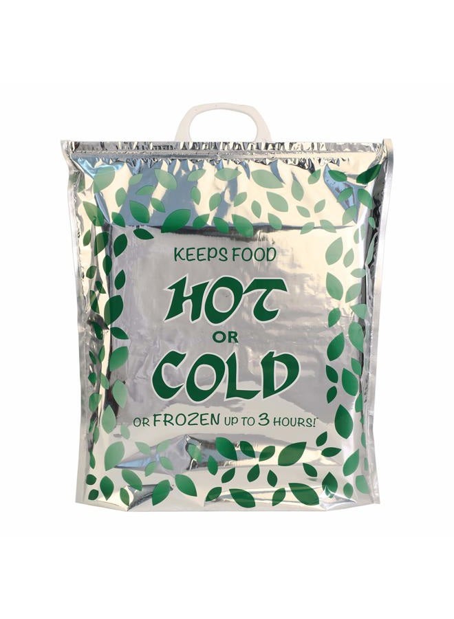 Ader Products Hot Cold Food Bag, Large Size 16x18x6 inches (3 Pack) Reusable, Insulated Thermal Cooler for Warm Lunch Meals, Grocery/Fruit/Meat/Vegetables, Ice-cold Beers & Beverages | Keeps Frozen Up to 3 Hours - Image 3