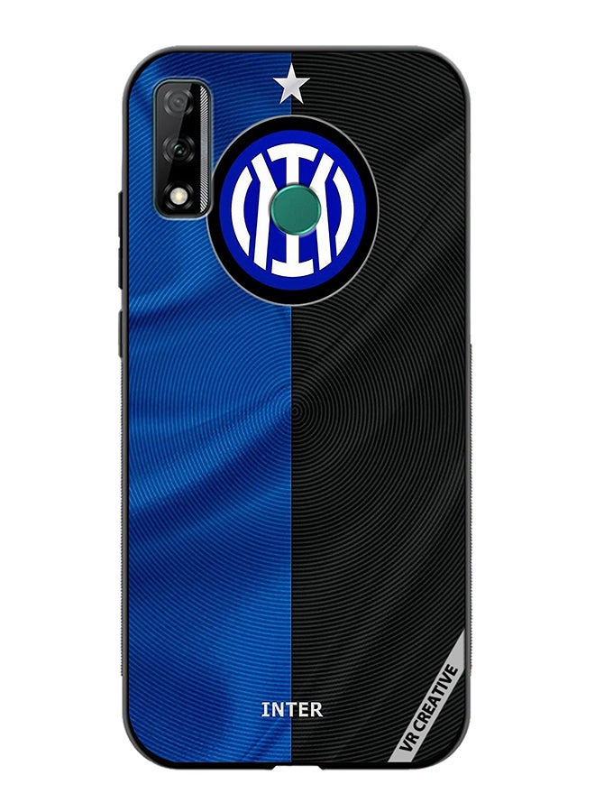 VR CREATIVE Protective Case Cover For Huawei Y8s Inter Milan Logo Design Multicolour - Image 1
