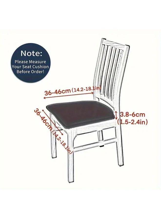 Gray Universal Fit High Elastic Chair Seat Cover Soft Comfortable Dust Proof Anti Fouling - Image 2
