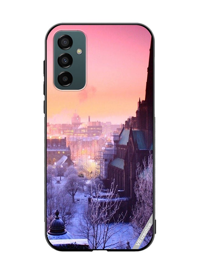 VR CREATIVE Protective Case Cover For Samsung Galaxy M23 Quebec Winter Design Multicolour - Image 1
