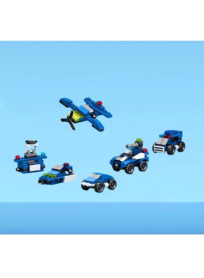 135 police series building blocks, 6-in-1, capable of synthesizing robot shapes, widely compatible, children's puzzle toys, construction learning building blocks  - Image 4