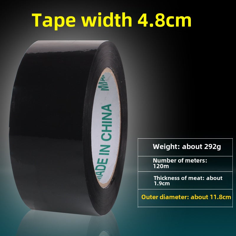 Generic 48mm Strong Adhesive Packaging Tape Colorful BOPP Sealing Black 