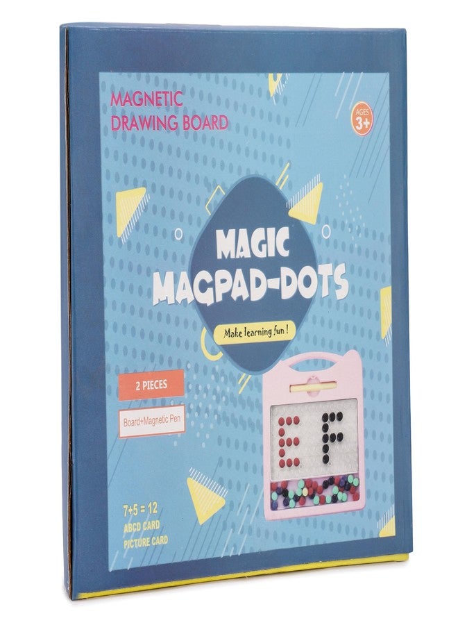 Little B Magnetic Magpad Dot Drawing Board Art Game Toy for Kids. (Color as Per Stock) - Image 5