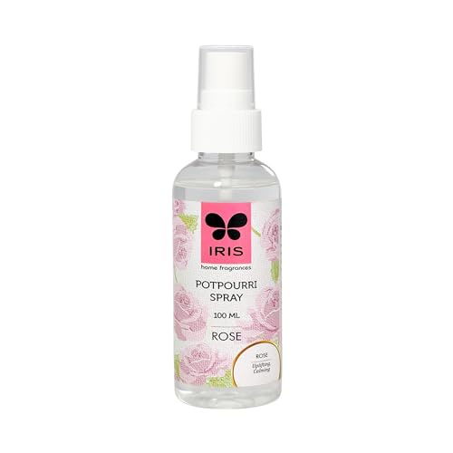 IRIS, Home Fragrance, Rose Potpourri Spray, Rose Scent, Toxin-Free, Fine-Living Fragrance, Aromatherapy, Mood Enhancer, Made in India -100 ml - Image 1