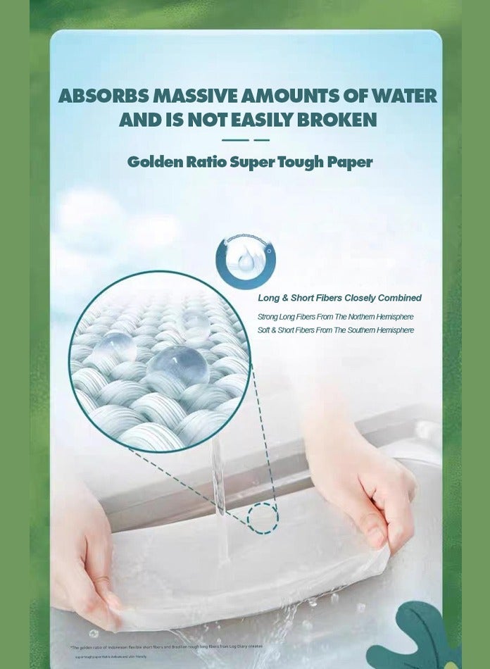 مودي عبوة مناديل وجه ناعمة فاخرة – 28 عبوة ناعمة، مناديل بيضاء ثلاثية الطبقات (136 ورقة/عبوة) - Image 5