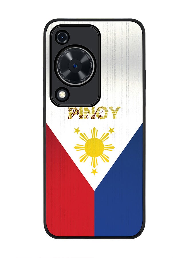 Stylizedd Rugged Black edge case for Huawei nova Y72 / Huawei Enjoy 70 4G, Slim fit Soft Case Flexible Rubber Edges Anti Drop TPU Gel Thin Cover -  Pinoy Pride - Image 1