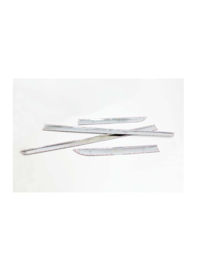 Chrome Side Door Handle Covers for Hyundai Sonata 2011–2014 ABS Plastic Finish with Double Sided Adhesive Easy Installation - Image 1