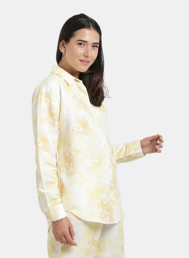Carina Self Pattern Beach Shirt - Image 3