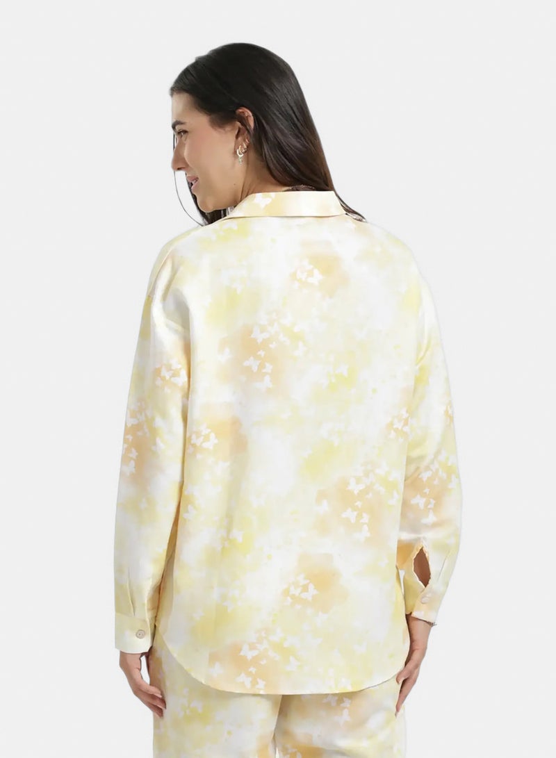 Carina Self Pattern Beach Shirt - Image 4