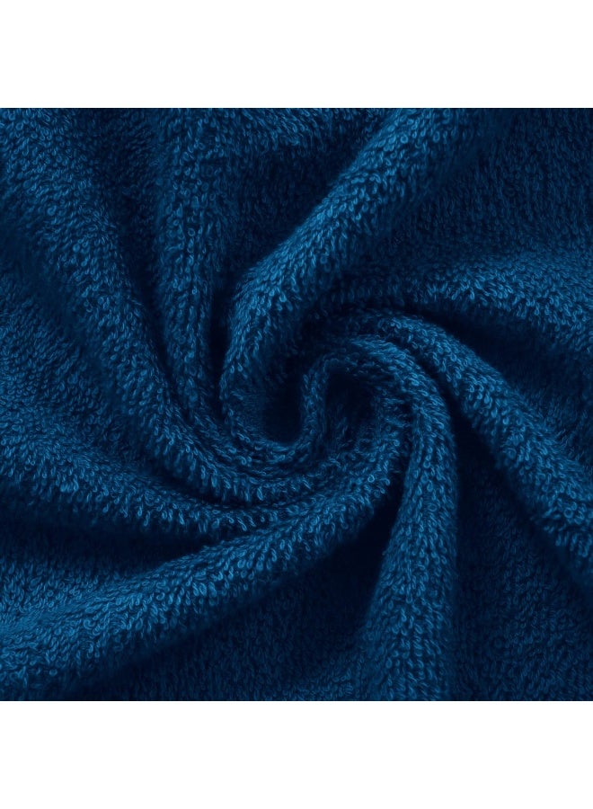 Story@Home 100% Terry Cotton, Highly Absorbent and Quick-Drying, Hotel & Spa Quality Super Soft Bath Towel, 450 GSM (70 x 140 cm, Navy Blue) - Image 3