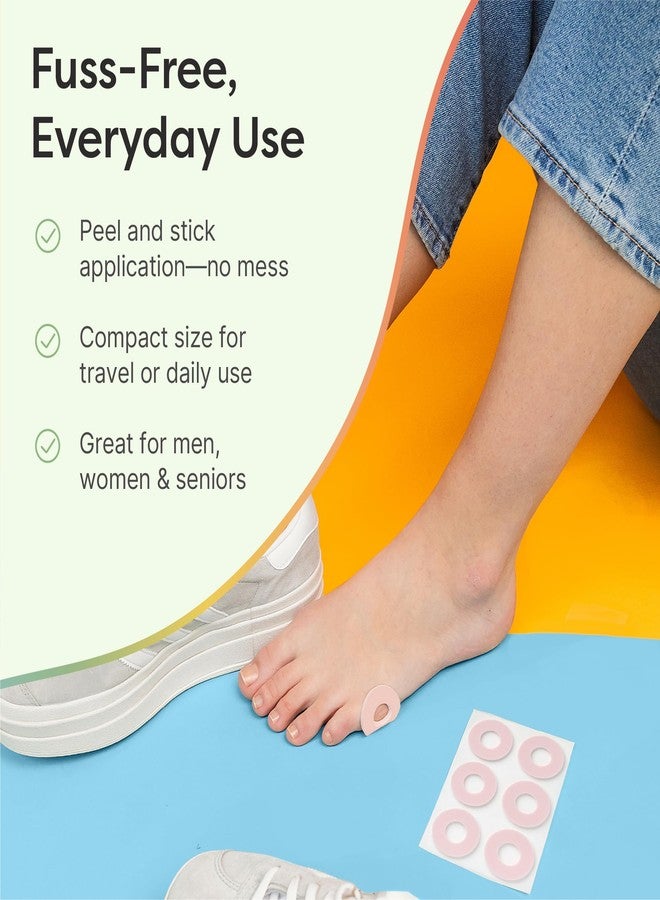 ZenToes Callus Cushions | Water-Resistant Self-Stick Adhesive Corn Pads | Foot, Heel, & Toe Discomfort Relief | Soft Foam for Friction Protection | Ideal for Active Lifestyles | 48-Pack - Image 5