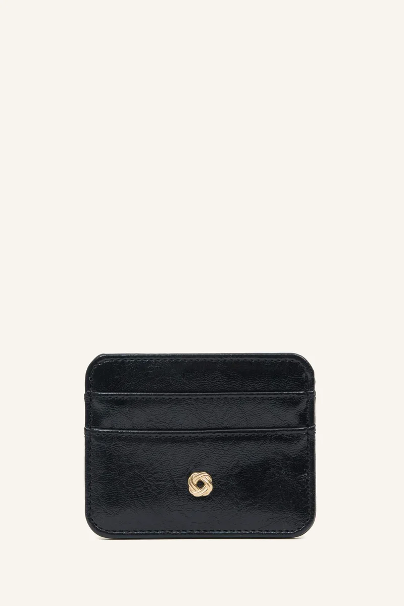 ديفاكتو Woman Faux Leather Business Card Wallet