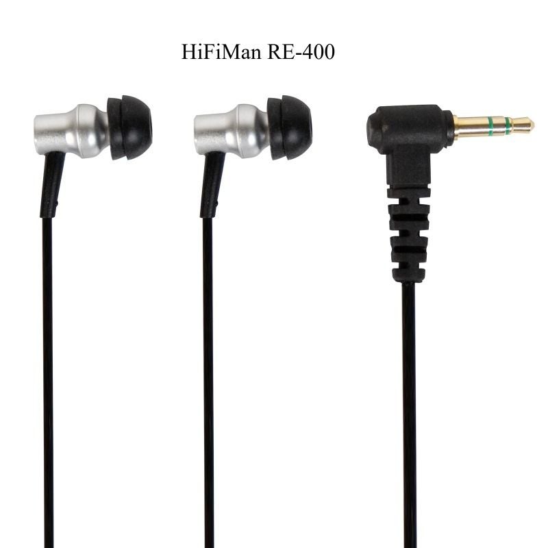 Hifiman Re-400 In-Ear Monitor Earphones, Black - Image 1
