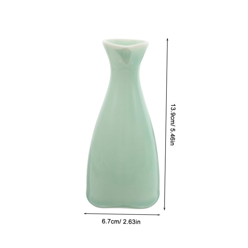 Ceramic Sake Warmer Cup And Kettle Set For Japanese Rice Wine - Image 3