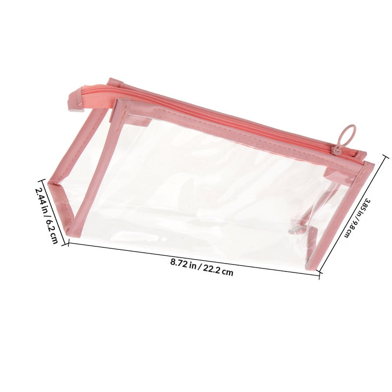 Clear Toiletry Bag Transparent Travel Toiletry Bag Zippered Airline Toiletry Bag - Image 2