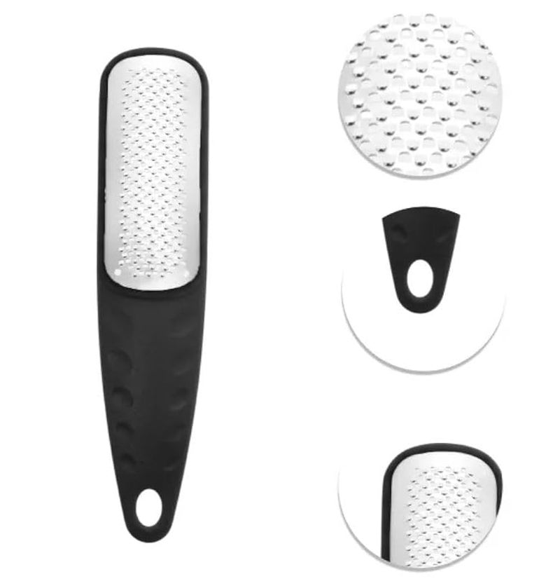 1pc Scraper Stainless Spatula Squeegee Scraping Tool Metal Spatula Remover Remover Exfoliating Scrub Exfoliator for feet Dead Skin Remover Pedicure File Foot-MULTICOLOR - Image 3