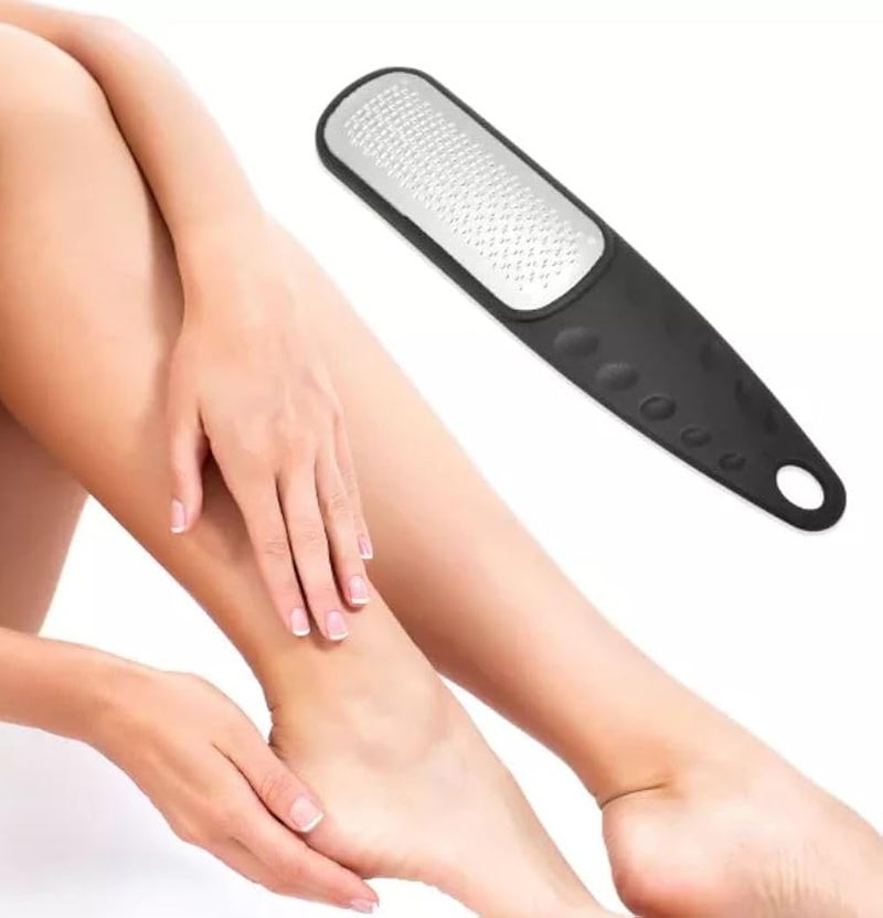 1pc Scraper Stainless Spatula Squeegee Scraping Tool Metal Spatula Remover Remover Exfoliating Scrub Exfoliator for feet Dead Skin Remover Pedicure File Foot-MULTICOLOR - Image 4