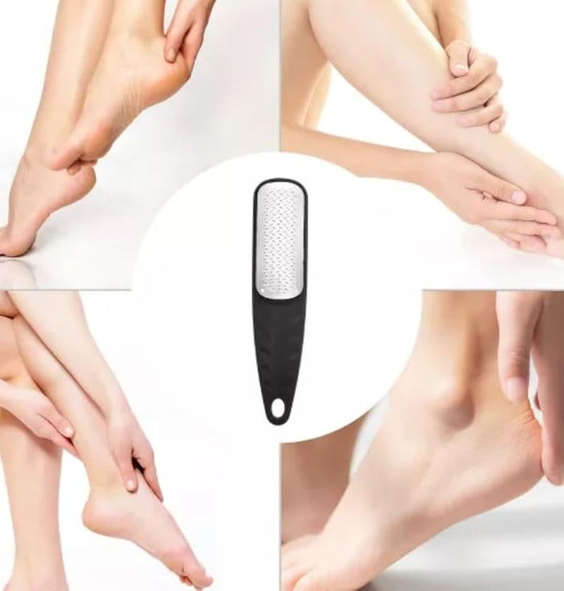 1pc Scraper Stainless Spatula Squeegee Scraping Tool Metal Spatula Remover Remover Exfoliating Scrub Exfoliator for feet Dead Skin Remover Pedicure File Foot-MULTICOLOR - Image 5